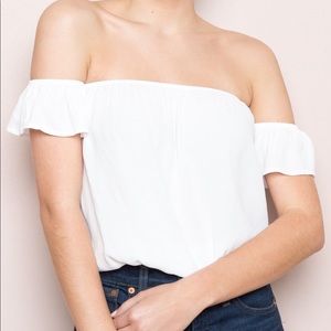 Brandy Melville Beccah Top White